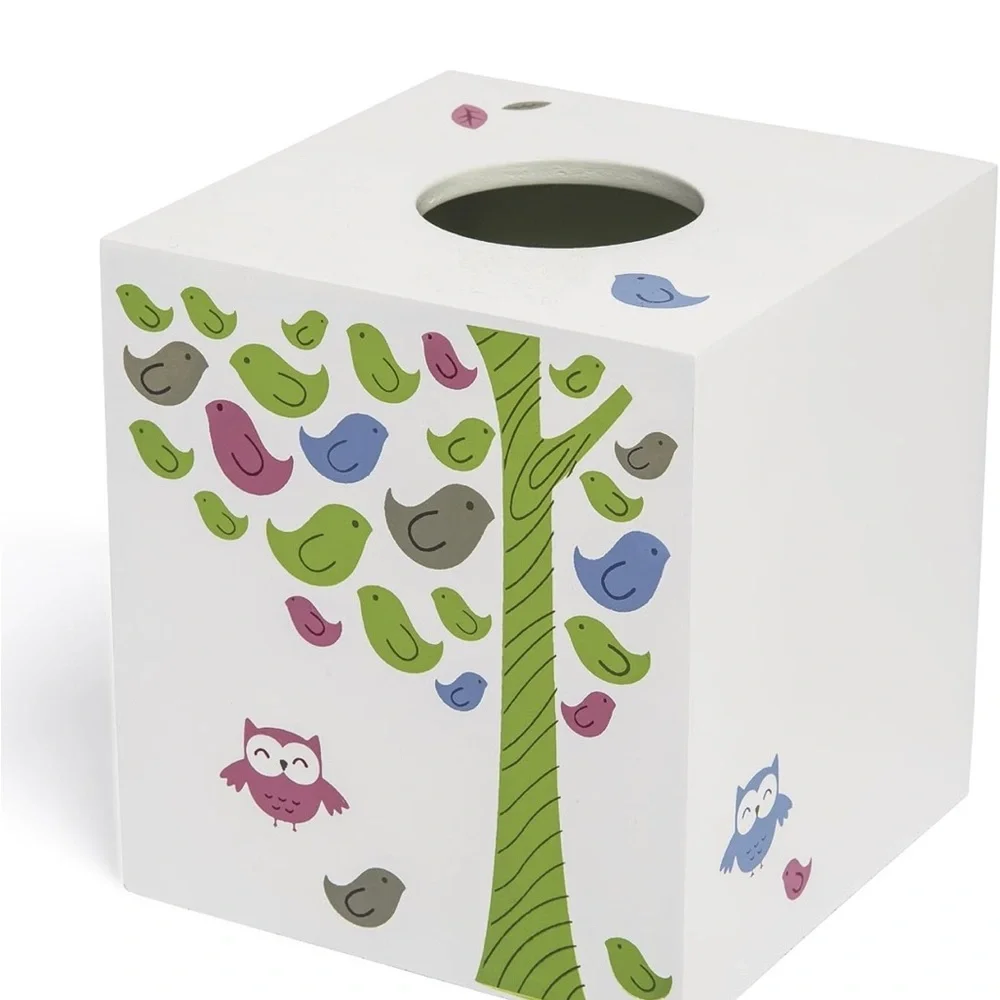 Kassatex Fine Linens Bambini Merry Meadow Tissue Holder